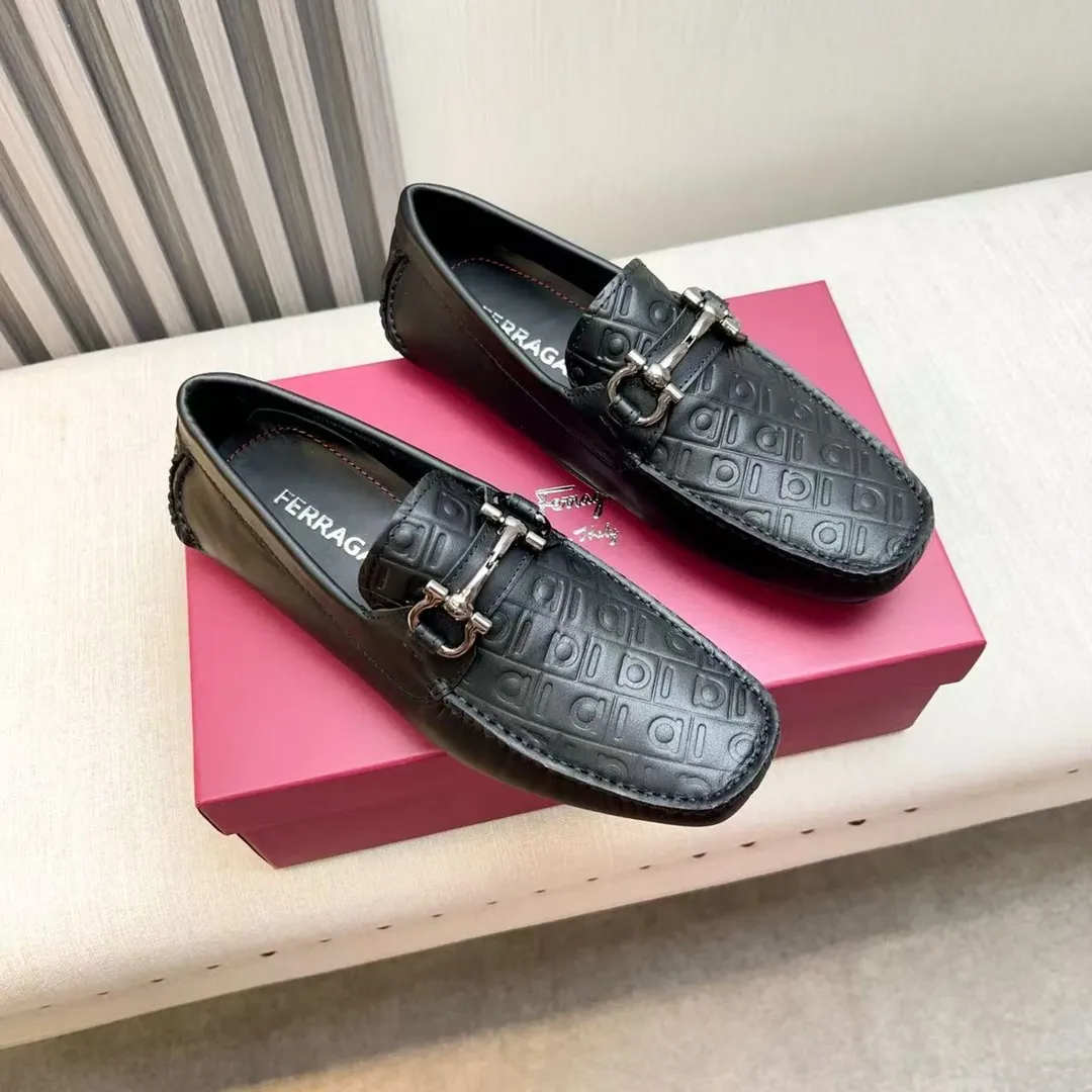 Men's men's shoes 💰620 Ferragamo new high-end quality 🔥 imported cowhide ➕ cowhide lining size 38-45